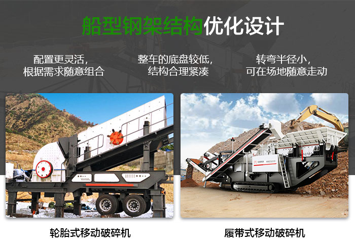 移动式建筑垃圾破碎机类型、优势 移动式建筑垃圾破碎机类型、优势