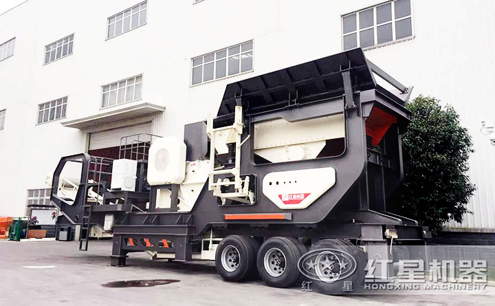 轮胎移动碎石车 轮胎移动碎石车