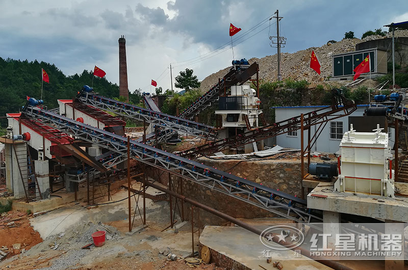 砂石制砂加工生产客户现场 砂石制砂加工生产客户现场